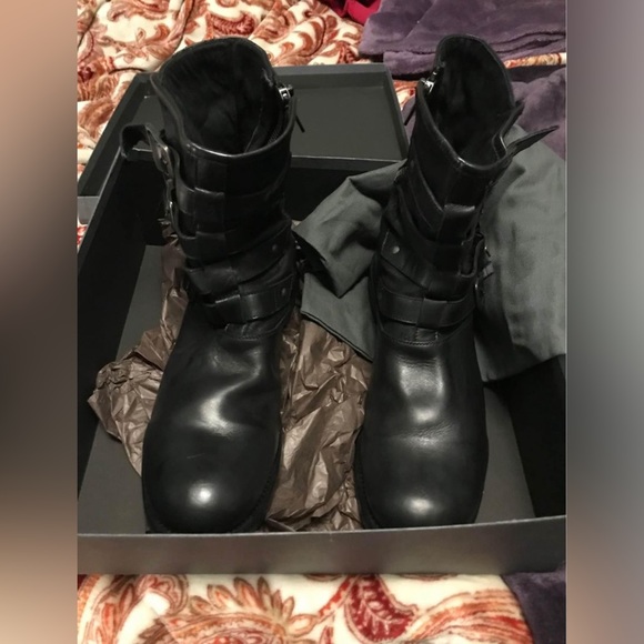 John Varvatos Engineer four buckle boots size 12. Brand new - Picture 10 of 10